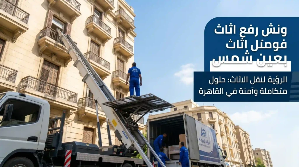 ارخص ونش رفع اثاث بعين شمس