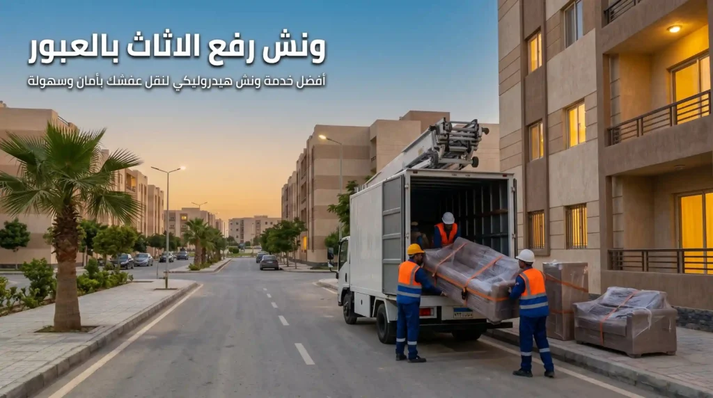 ارخص ونش رفع الاثاث بالعبور