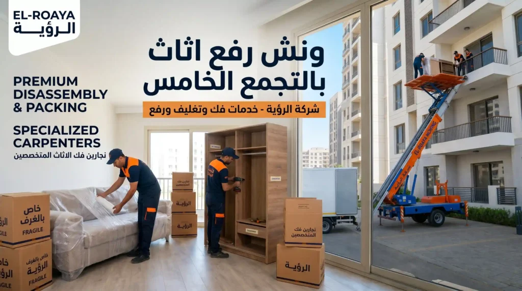 افضل ونش رفع اثاث بالتجمع الخامس