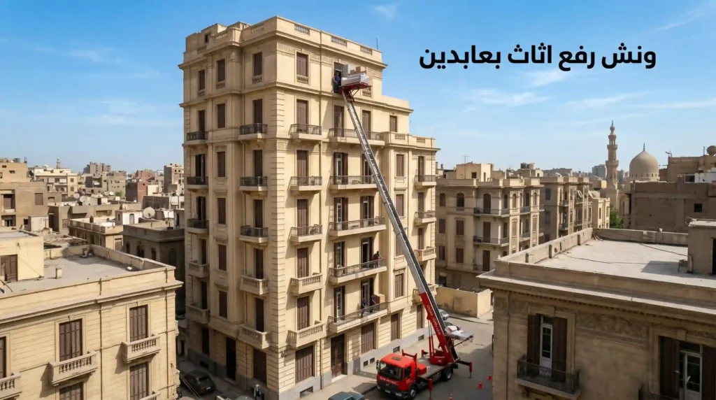 خدمة ونش رفع اثاث بعابدين