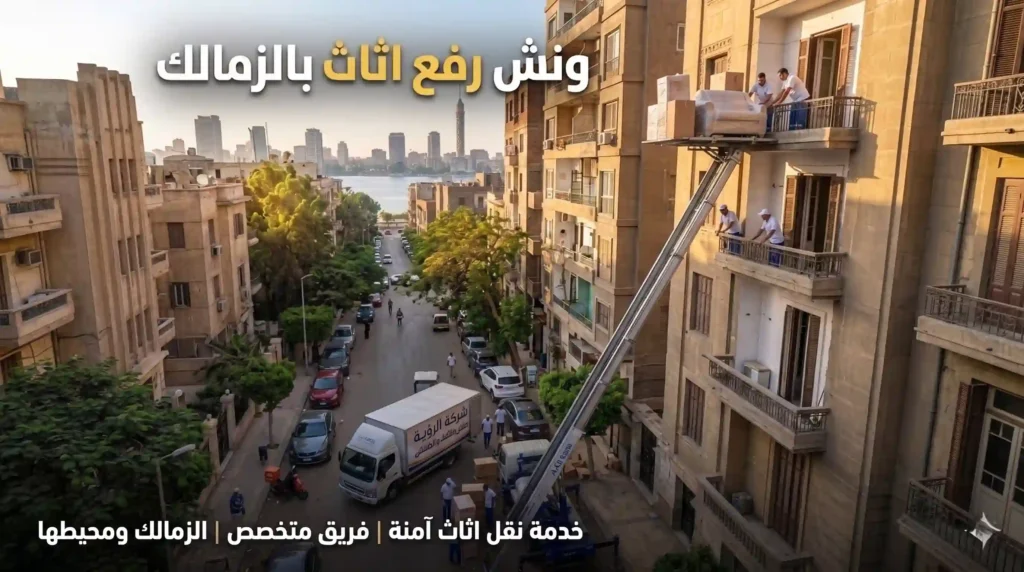 ونش رفع اثاث بالزمالك 