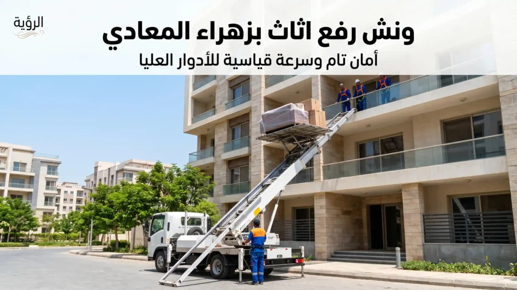 ونش رفع اثاث في زهراء المعادي