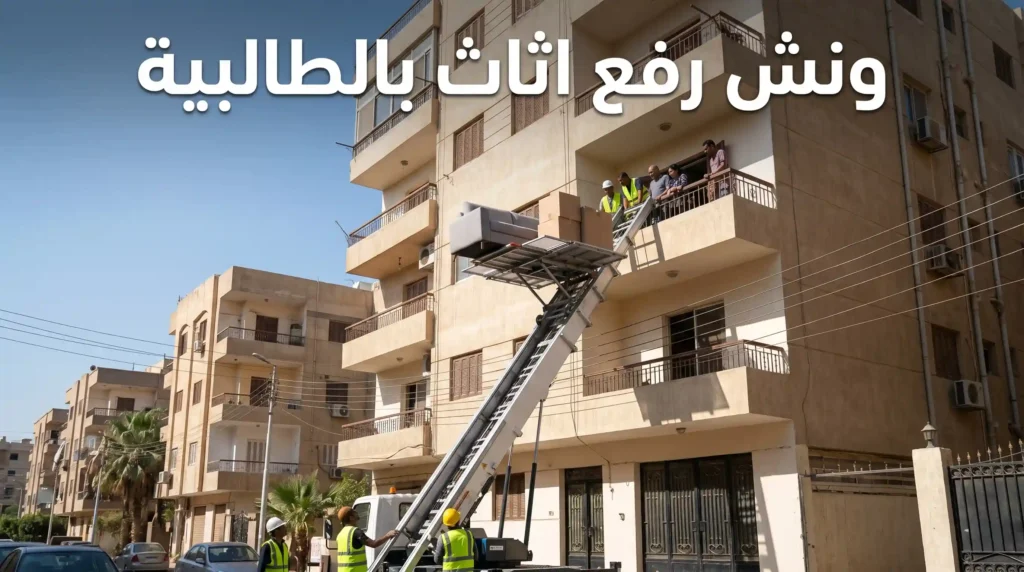 ارخص ونش رفع اثاث بالطالبية