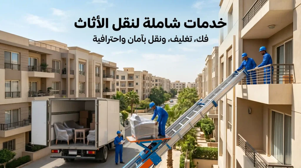 ارخص ونش رفع الاثاث بالمهندسين