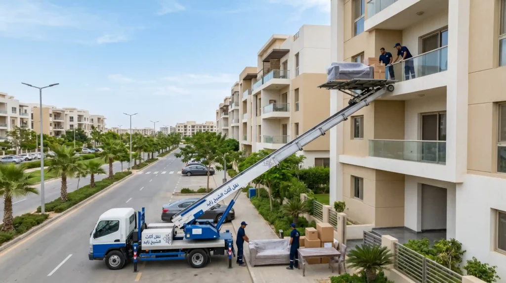 ونش رفع اثاث بالشيخ زايد