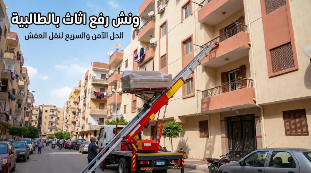 ونش رفع اثاث بالطالبية