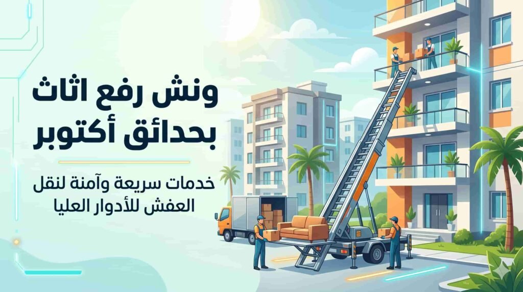 ونش رفع اثاث بحدائق أكتوبر